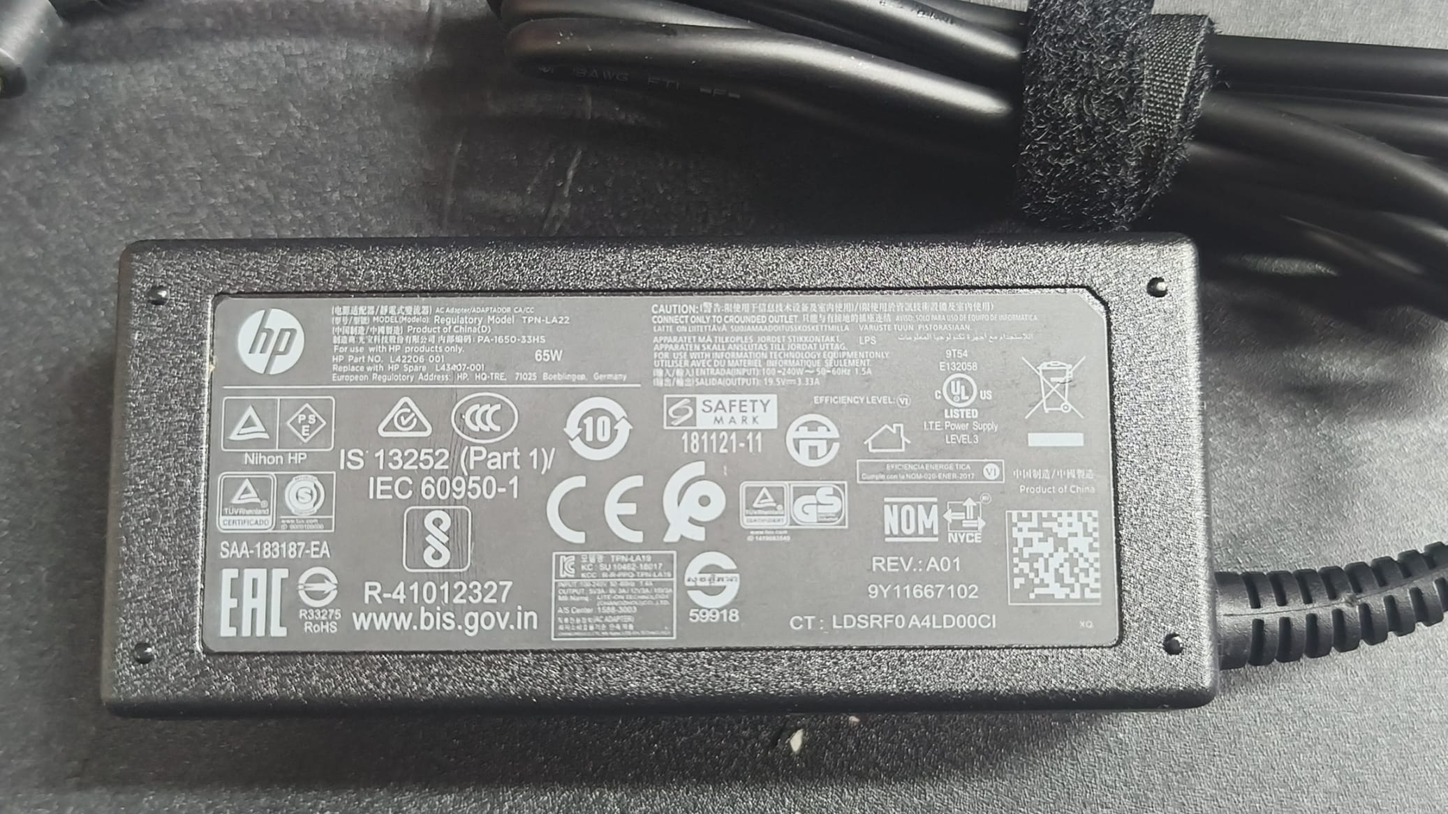 Sạc laptop Hp đầu nhỏ kim tại Nha Trang 65W 19V-3.33A - Ảnh 3